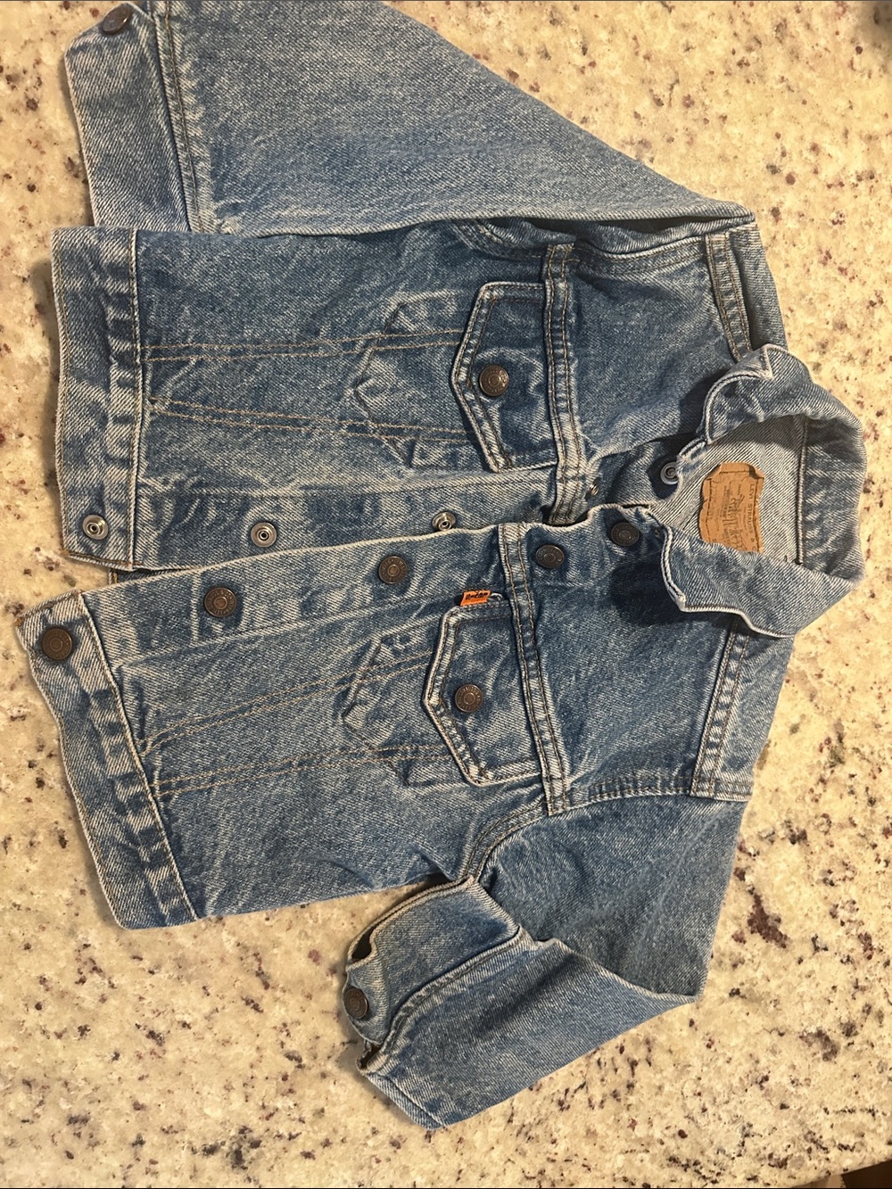 Levi's Light Wash Kids Denim Trucker Jacket Vintage